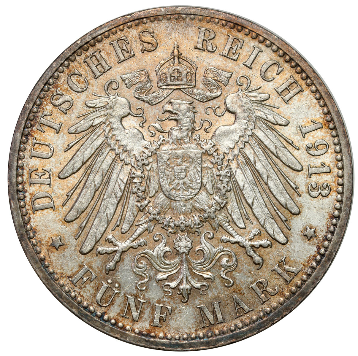 Niemcy, 5 marek 1913 J, Hamburg